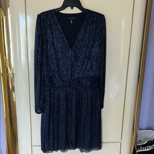 Elegant Navy Blue Dress